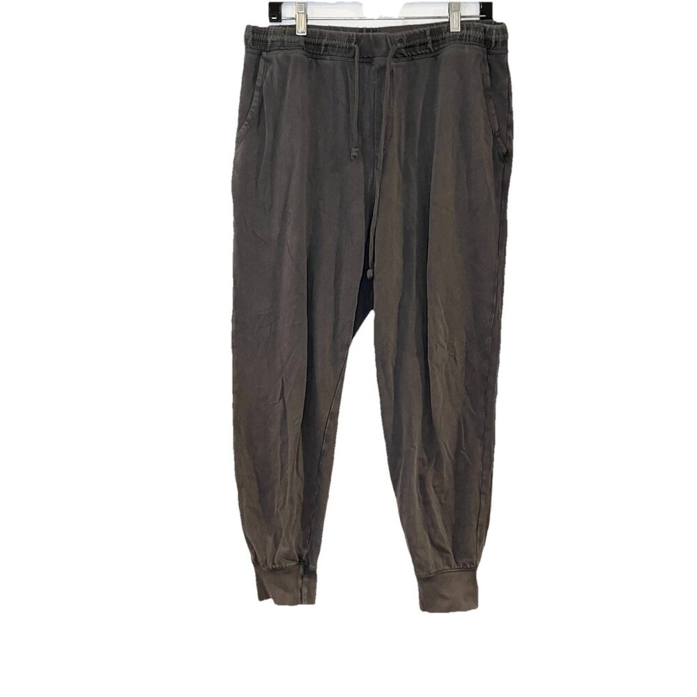 Aerie Womens Sunrise Terry Jogger Sweatpants Drawstring Gray Cotton Size M
